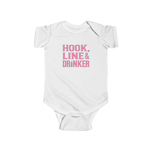 Infant Girls "Bottle Drinker" Onesie