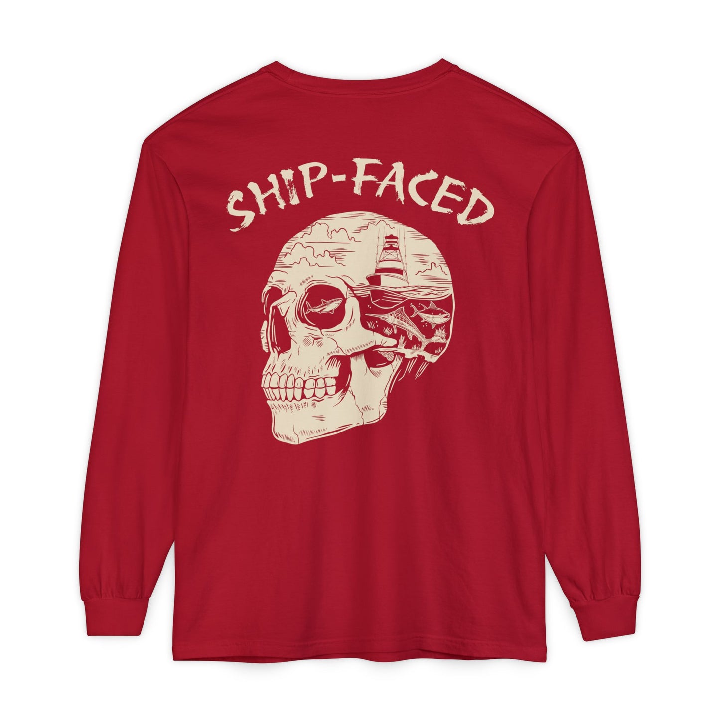 "Ship-Faced" Comfort Colors Long Sleeve