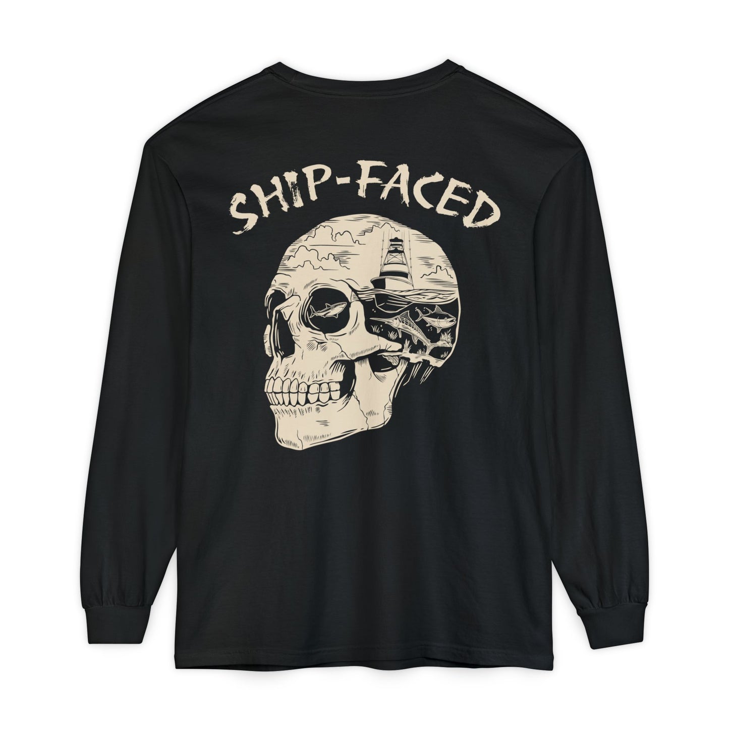 "Ship-Faced" Comfort Colors Long Sleeve